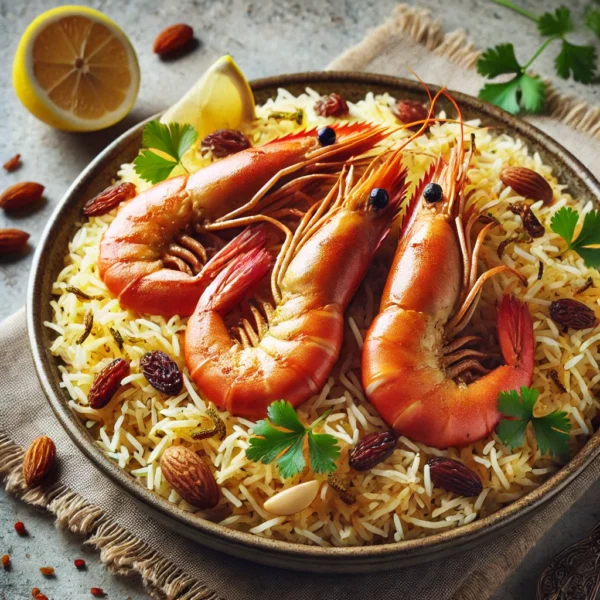 Jheenga Biryani